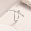 The Pavé Arch Lip Cuff